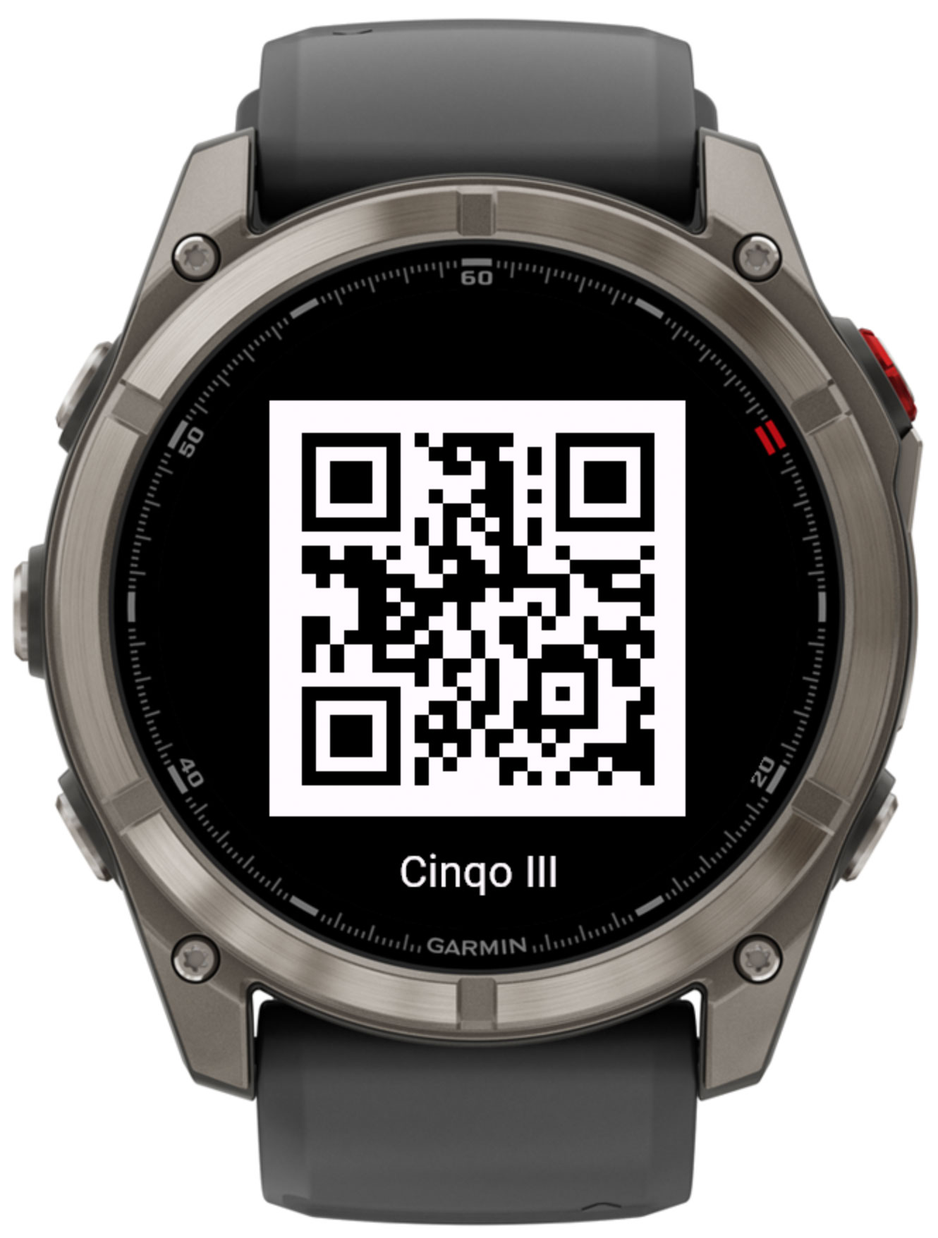 QR code screen