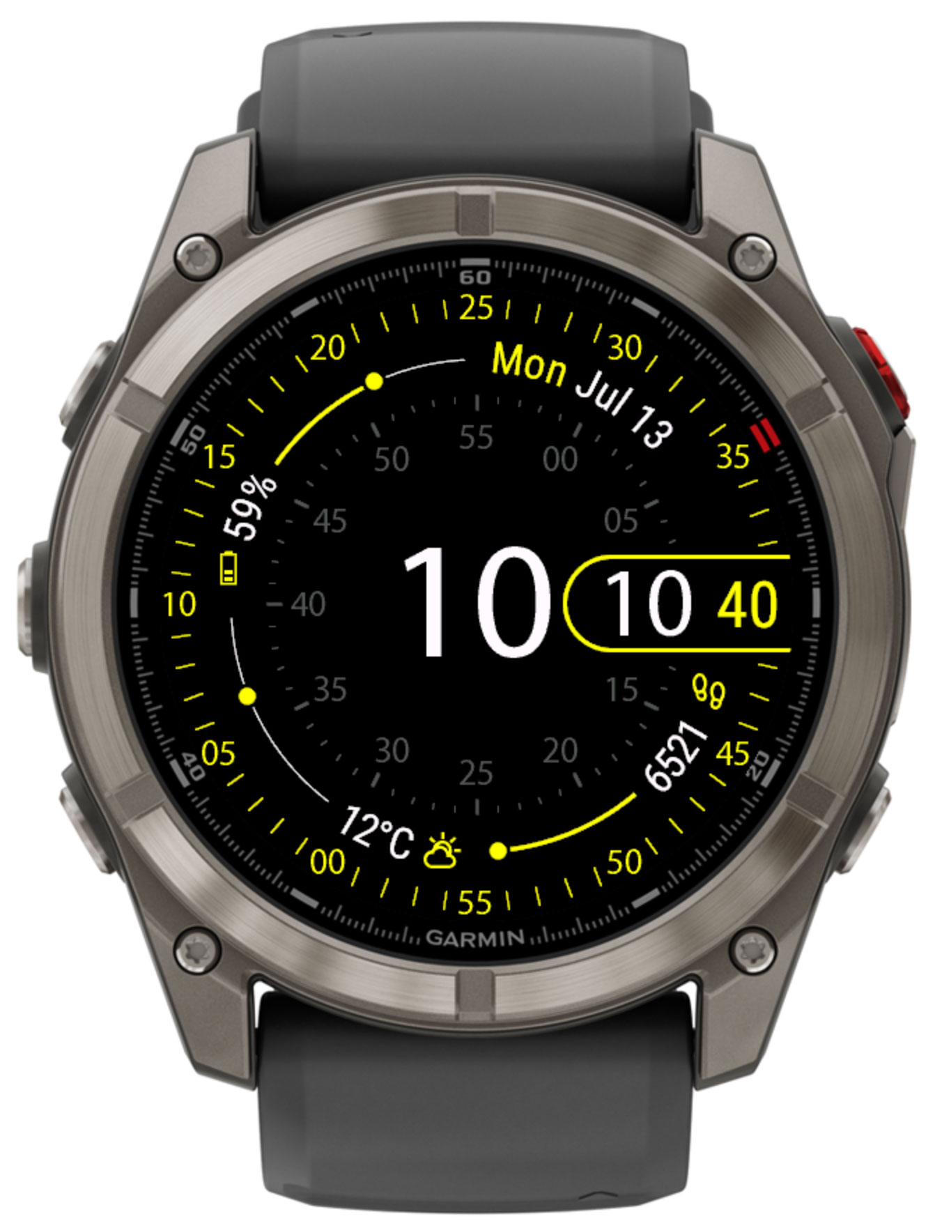 Concentric day theme layout