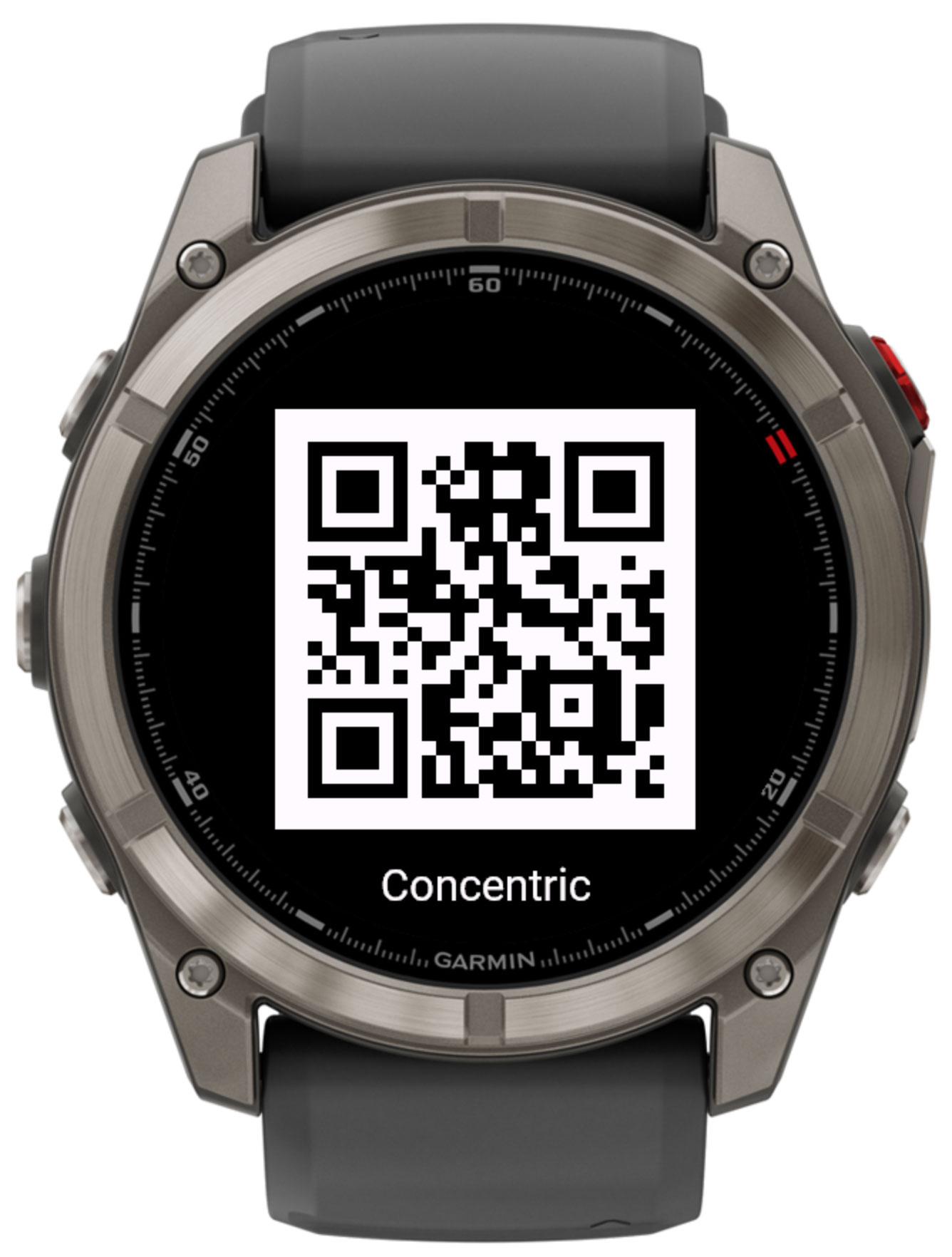 QR code screen