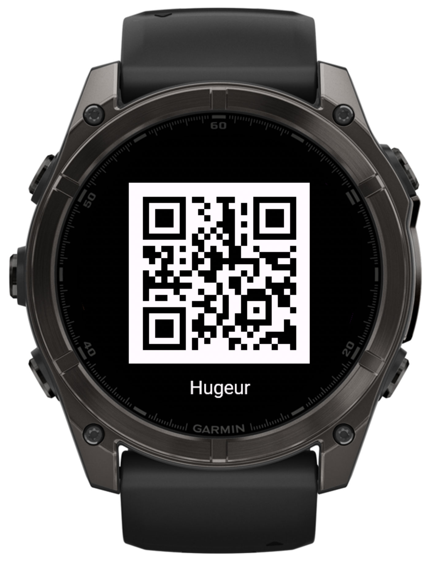 QR code screen