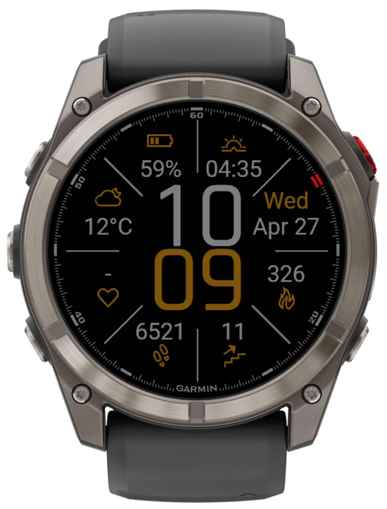 Quatro in always-on display mode
