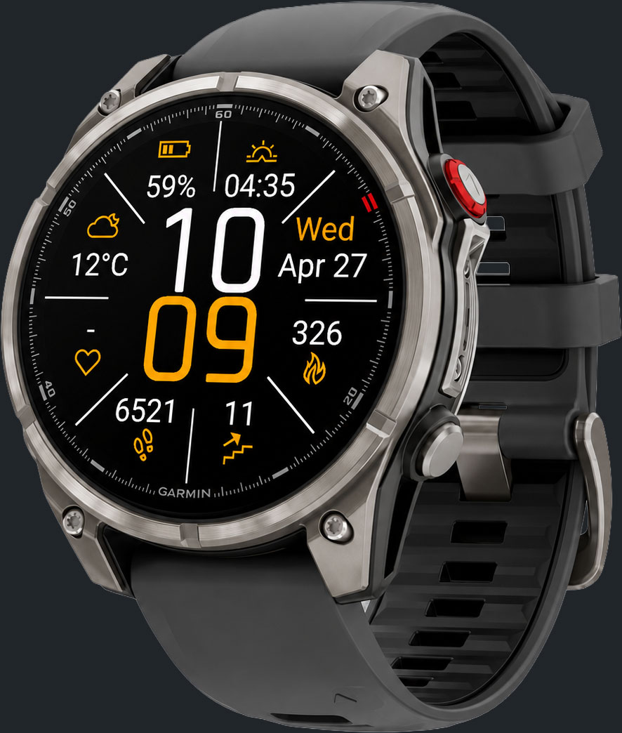 Quatro on a Garmin watch