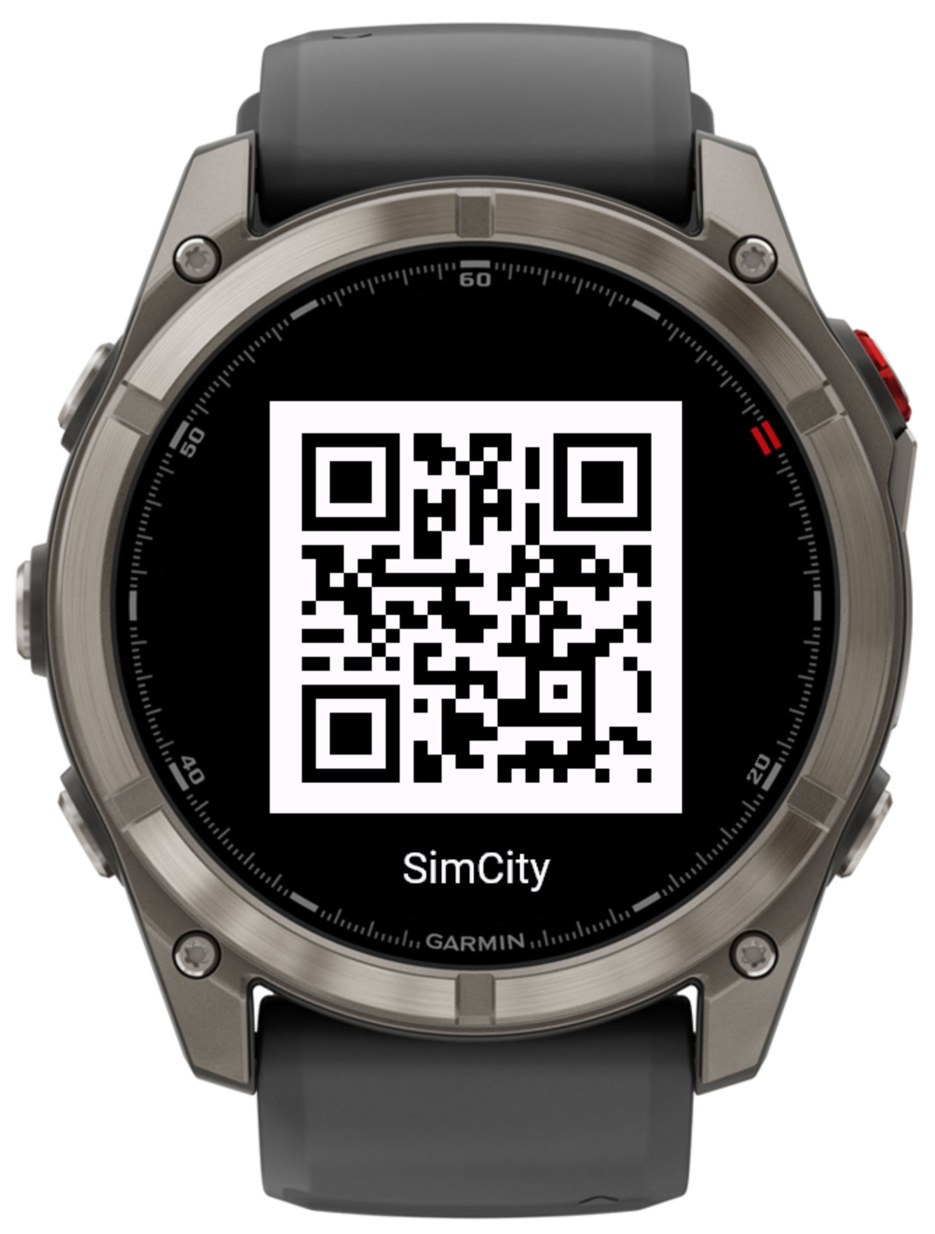 QR code screen